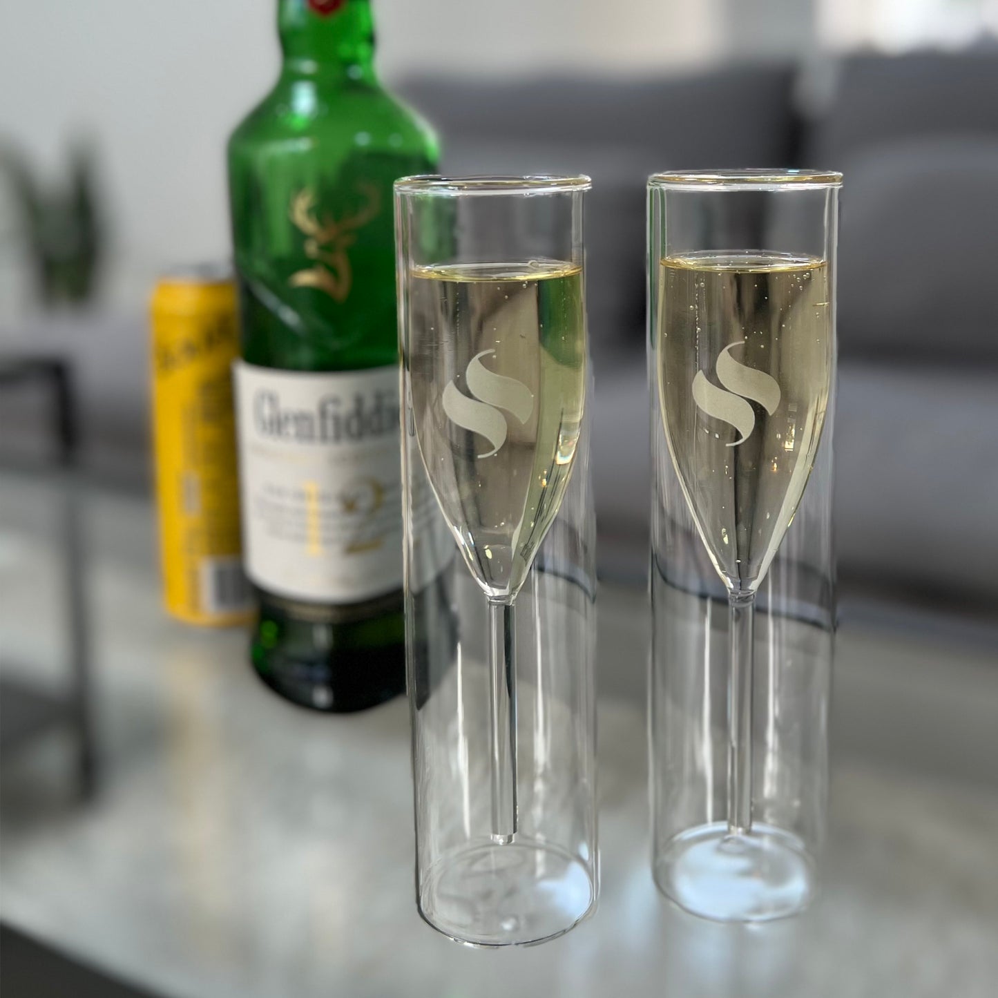 Pair of Beverage Flutes